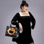 The Nightmare Before Christmas Jack Skellington Reversible Sequins Tote Crossbody Bag with Coin Bag LFlifestyle3 view 4